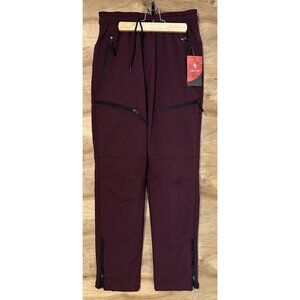 NWT Santiny woman Small cargo hiking pants Zipper Pockets Stretch